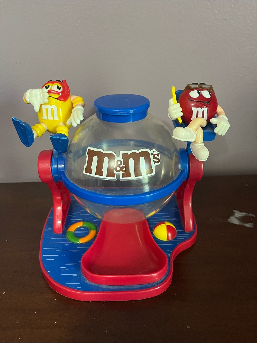 M&M'S Candy Dispenser Playset with Red, Yellow, Blue Characters